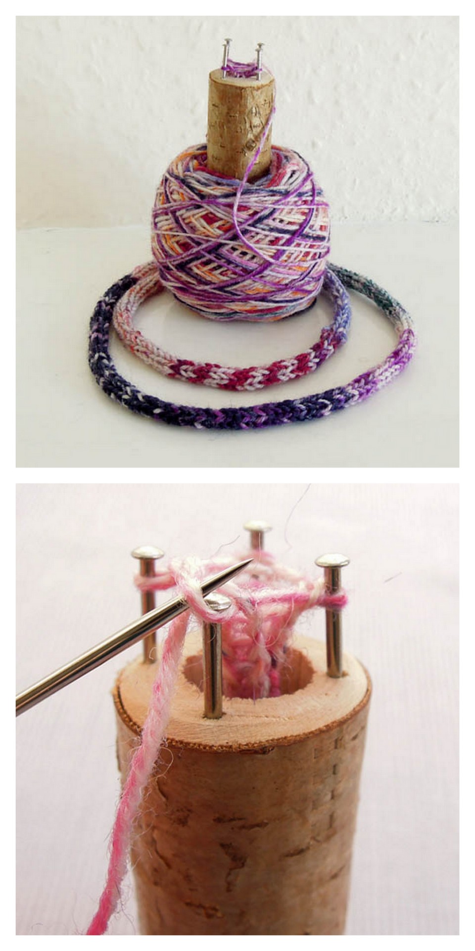 rainbowsandunicornscrafts:
“DIY Spool Knitting or French Knitting for Kids Tutorial from Georgina Giles. You can either buy a spool knitter cheaply or make one from an empty spool thread here.
”