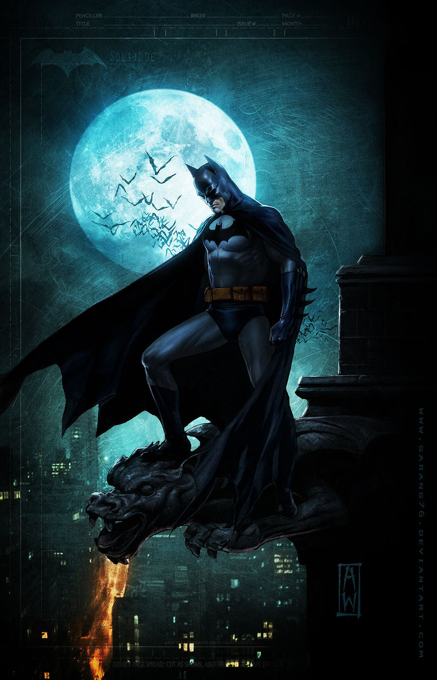 gothamart:  Batman Solitude by Admira Wijaya 