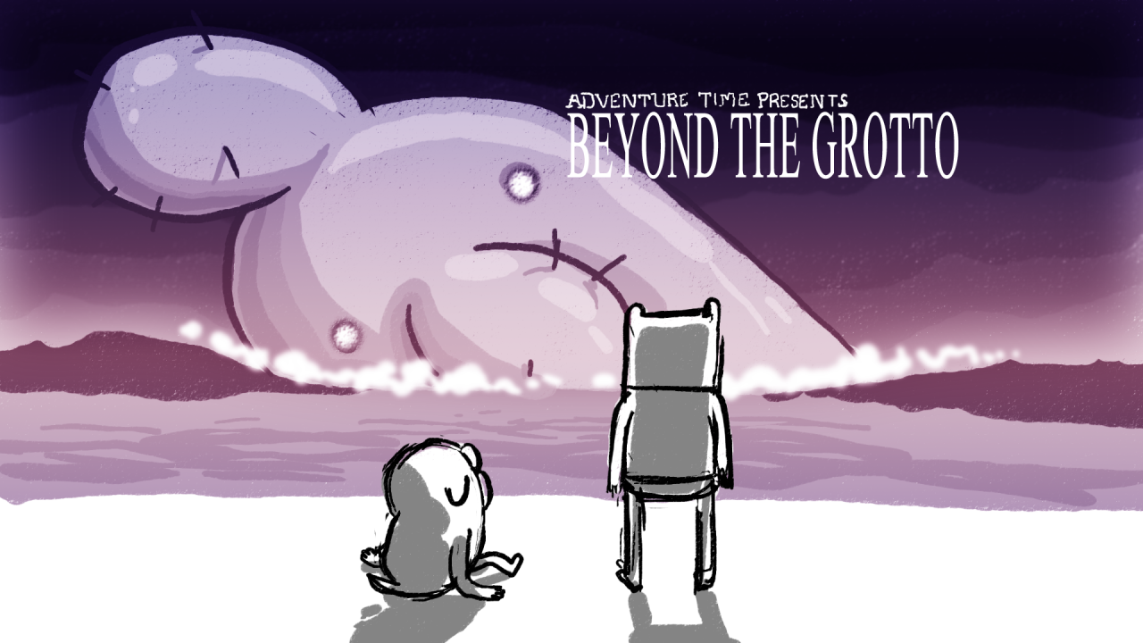 Beyond the Grotto title card concepts by Lindsay and Alex Small-Butera