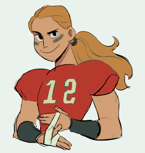 I did another redraw of my football daughter 2014 vs 2017