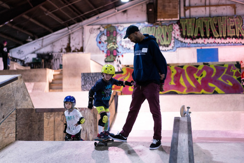 Fearless Faces Of This Weekends Kids Clinic Put On By The Lion-hearted Skater Boys Of @AdaptiveSkatewith