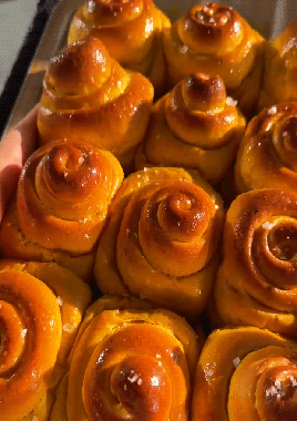 Miso Pumpkin Bread Rolls (x)