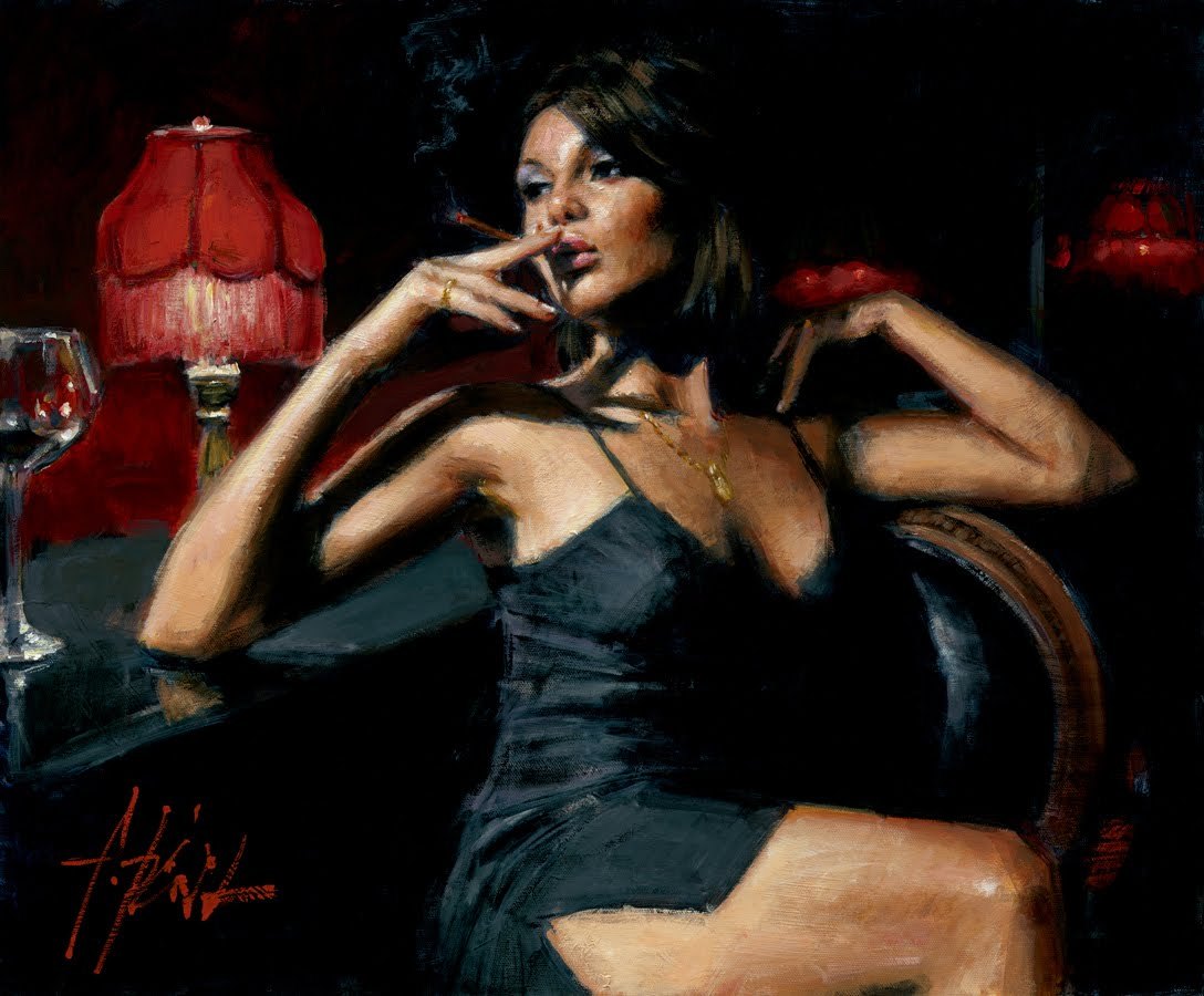 wicked-naughty-diva:  artisticdepiction:  Fabian Perez, http://fabianperez.com The