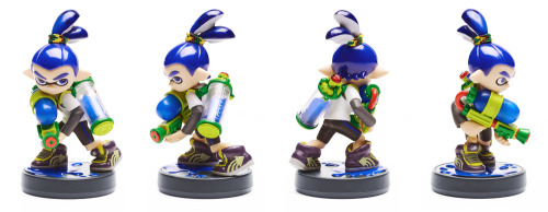 splatoonus:  Inkling boy amiibo report! This amiibo is just…so…cool… Look at his focused gaze… Those rad shoes… His dashing good looks… What detail, what poise. I can’t wait to bring this dude home!