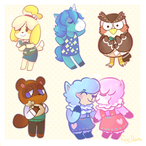 radmagicalgirl:Some Animal Crossing characters