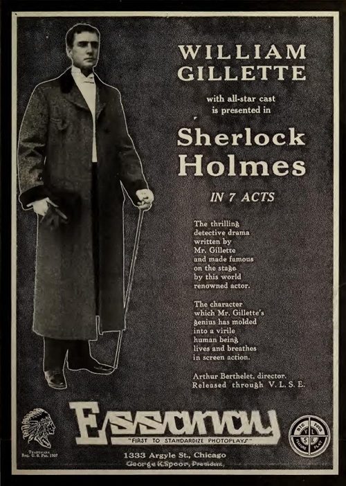 Sherlockian Wednesday Watchalongs: The Play’s the ThingSherlock Holmes (1916 silent film) Our month 