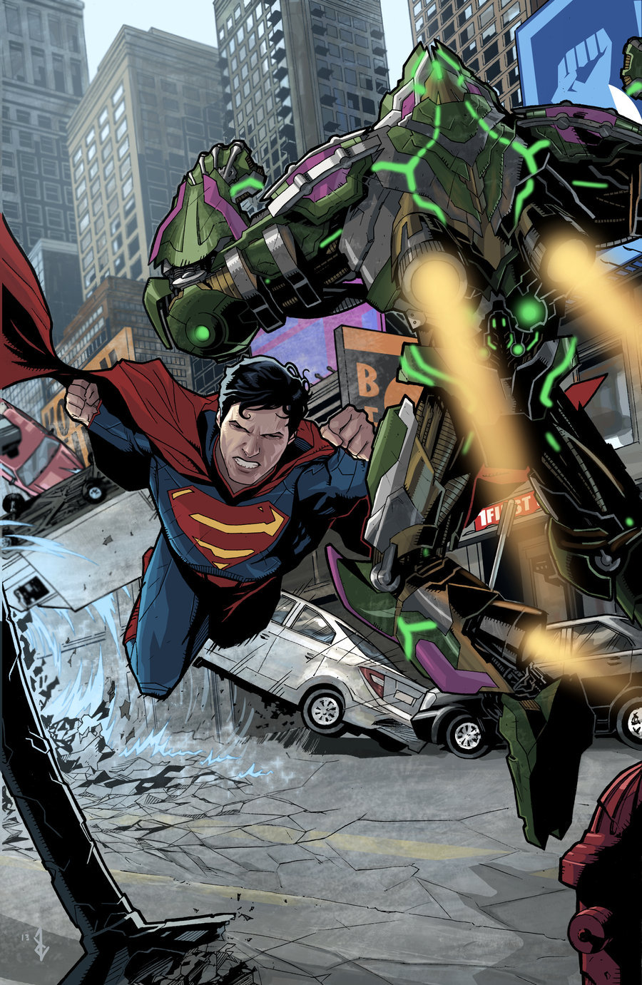 thegoddamnblogman:   Superman vs Lex - Bentti Bisson | More | Clark | Luthor