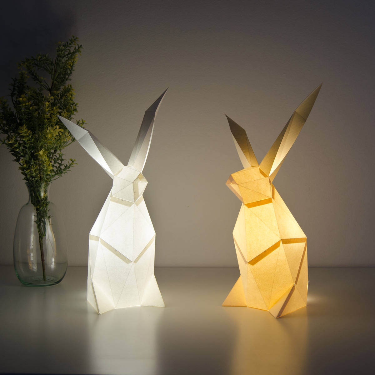 possit-de-tenebris: sosuperawesome:  DIY Papercraft Lamps by OWL Paper Lamps on Etsy