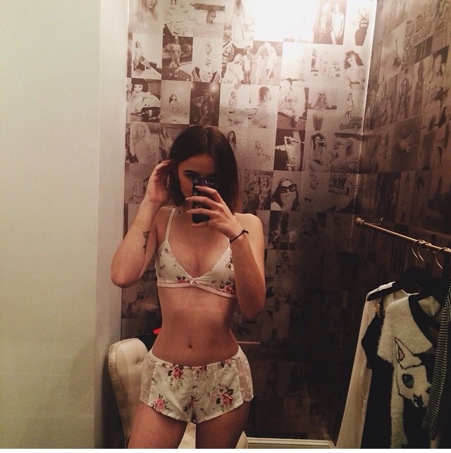 thats-so-acaciabrinley:  Acacia :â€Fitting Room Adventures in @WILDFOXCOUTURE