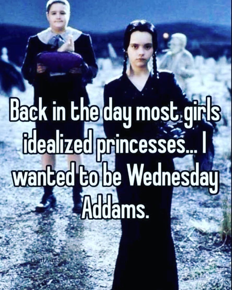 True Story #gothgirlatheart #addamsfamily yup that&rsquo;s where the name comes