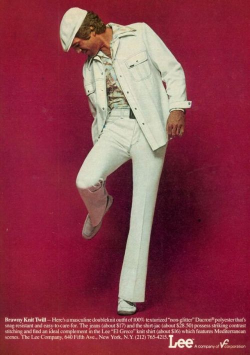 vintageeveryday:  Get A Leg Up With LEE: 12 impressive ads that defined the ‘70s men’s jeans.