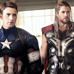mishasteaparty:  Thor & Captain America:
