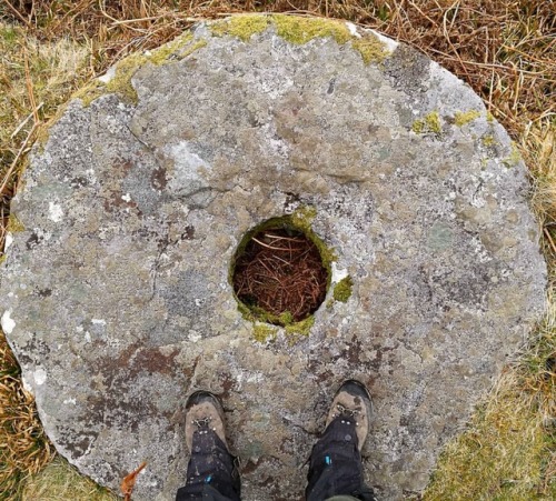 Signs of an #ancientlandscape #hiking #backpacking #hikingboots #millstone #historiclandscape #scot