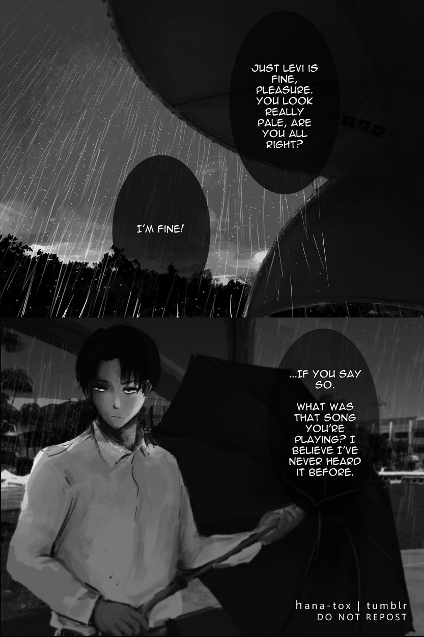 hana-tox:    Stealing Time 1|2|3|4   for ereri week prompts 5 and 6 - rain and love