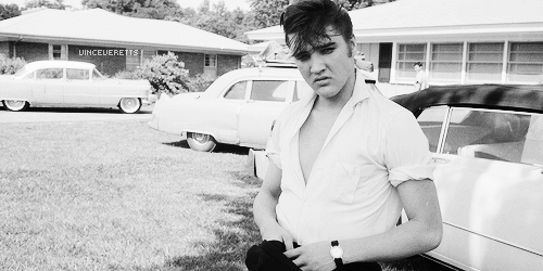 vinceveretts:  Elvis photographed by Phil Harrington at his Audubon Drive home