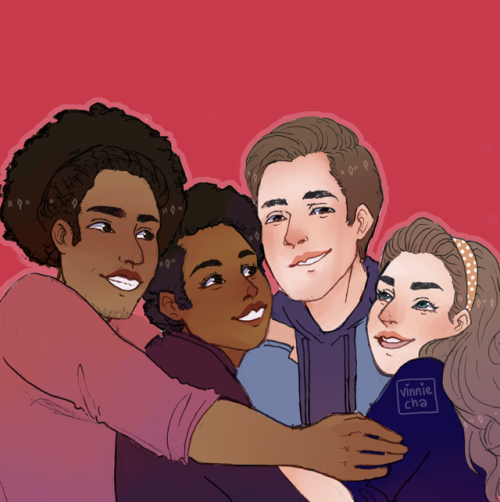 vinnie-cha:some more Love, Simon drawings bc I’m emotional and need to draw these good™ kids to fl