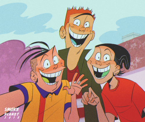 icy-roulette:  smokeplanet:  ed edd n eddy screenshot redraw! more or less…! eene is my favorite cartoon and ive always been afraid to draw fanart for it because the style is SO COOL i figured i couldnt do it justice.. but decided i should at least