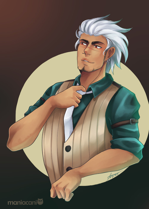 Godot from Ace AttorneyIt’s @just-themys ‘s birthday!! So here’s a little something for you friend! 