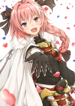 thetangles:★   ほしみやましろ    |  【Fate】アストルフォ  ☆ ⊳ astolfo (fate/grand order) ✔ republished w/permission