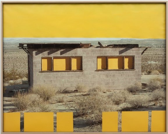 museumuesum:  Sam Falls Untitled (House, Red and Yellow, Joshua Tree, CA), 2012,