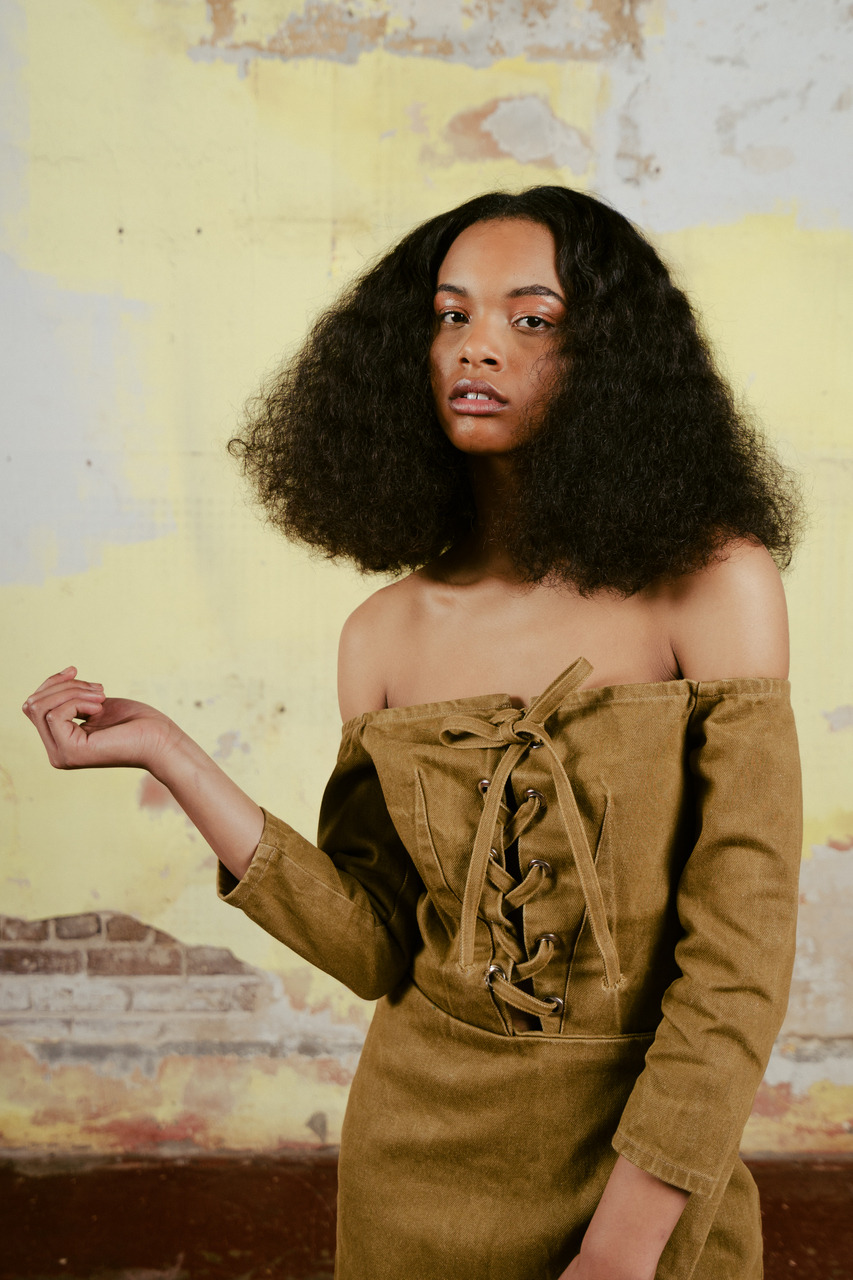 phlemuns:  PHLEMUNS for Saint Heron Shop http://store.saintheron.com/phlemuns-for-saint-heron-lace-front-split-dress-khaki/