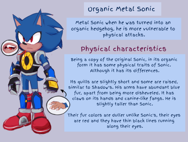 Organic Metal Sonic on Tumblr