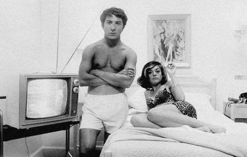 Anne Bancroft and Dustin Hoffman The Graduate, 1967.  