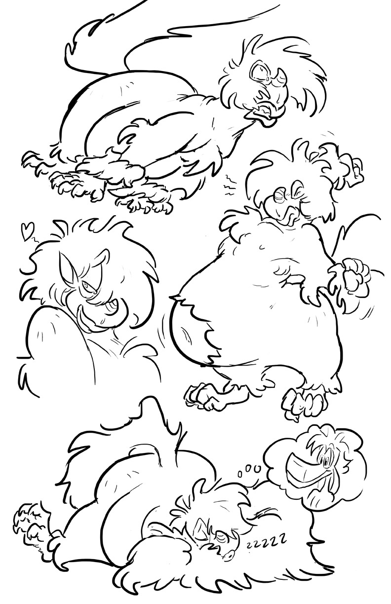 Sawyer doodles