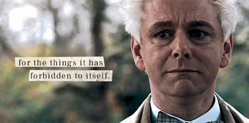 oldworldasshole: Good Omens + Oscar Wilde Quotes 4/? “The only way to get rid of temptation is