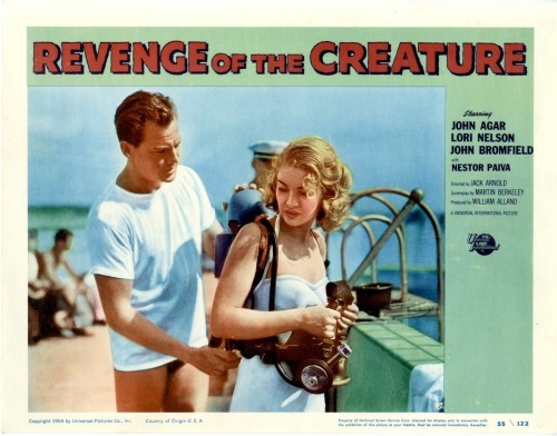 Revenge of the Creature lobby cards