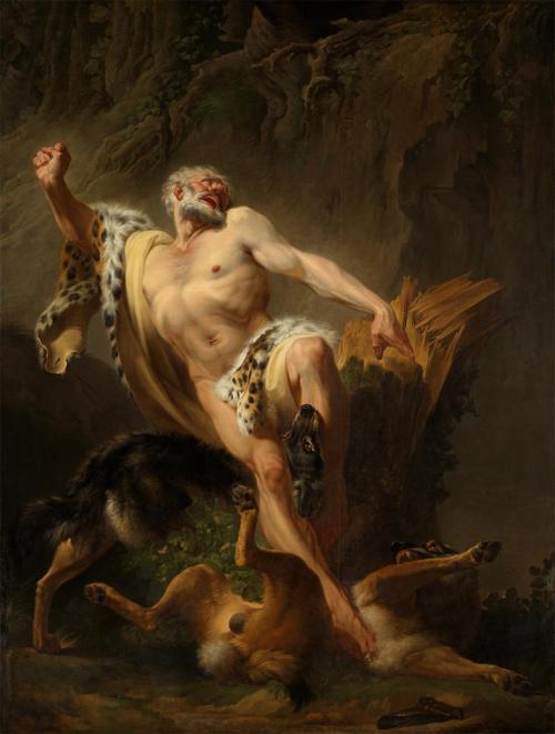 Milo of CrotonJoseph-Benoît Suvée (French, born Belgium; 1743–1807)1763 Oil on canvasGroeningemuseum