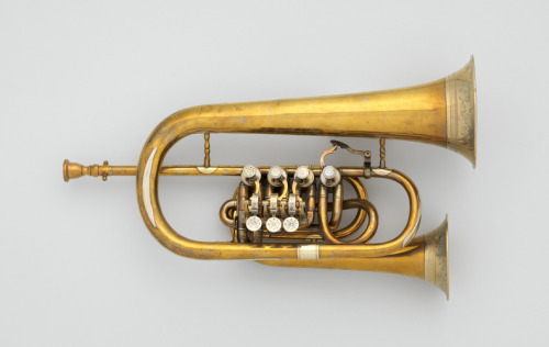 Flügel Horn with Cornet in C, Giuseppe Pelitti, ca. 1890, Musical InstrumentsThe Crosby Brown C