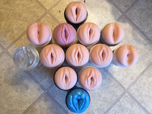 behindthecurtain15:  Thought I’d switch gears from my sissy side and show followers the fun I have when I’m the one doing the fucking. My Fleshlight collection, plus easing into Suzie Carina Vortex and Angela White Entice. Videos in the archive of