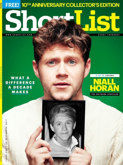 dailyniall:@NiallOfficial​: Delighted to be on the cover of @Shortlist for their 10th birthday issue