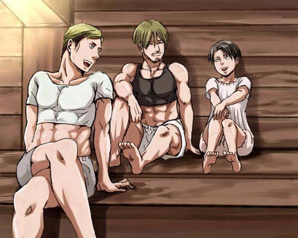 hloneheart:kaisersenpaithegamer:Girls dorm, boys dorm.[:   levixerwin someone said