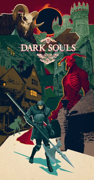 gamedevinspo:Dark Souls by Luis Melo