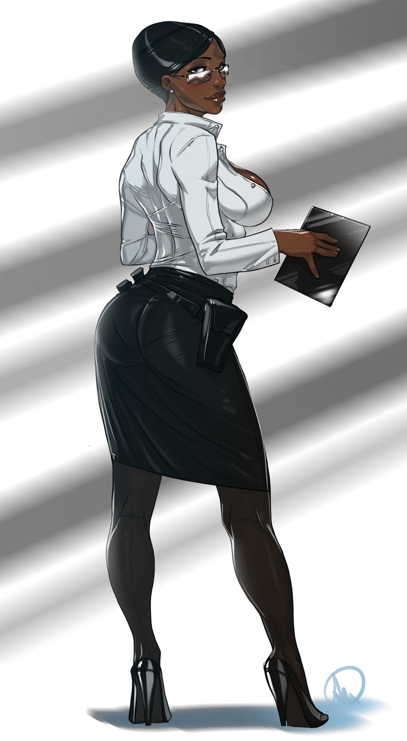 ganassaartwork:    She is KD Adams, C.I.A. operative assigned to the Special Activities