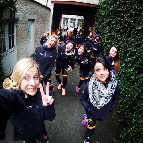 pedalitout: Such a good week with my #WiggleHonda ladies. I feel lucky to be able to wake up and kno