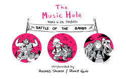 pollyguo:  The Music Hole, an Adventure Time episode I boarded with @andressalaff premieres tomorrow night, Thursday June 23rd at 7:30/6:30c on Cartoon Network Feat. music from @whoismitski and many others! Plus some special animation from @juliasrednicki