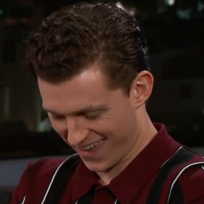 Tom Holland icons - Jimmy Kimmel Live! like/reblog if you save/use or © : spiderszman (twitter)