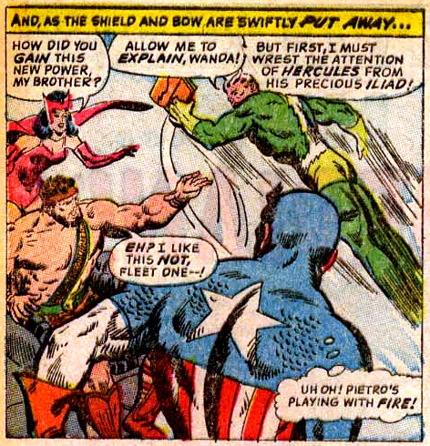 Avengers #43, August 1967Perhaps it’s just me, but I’ve never taken Hercules for the boo