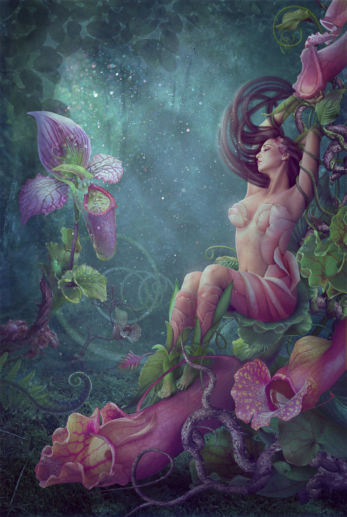 andrea-the-great:Flower girl by *Vasylina