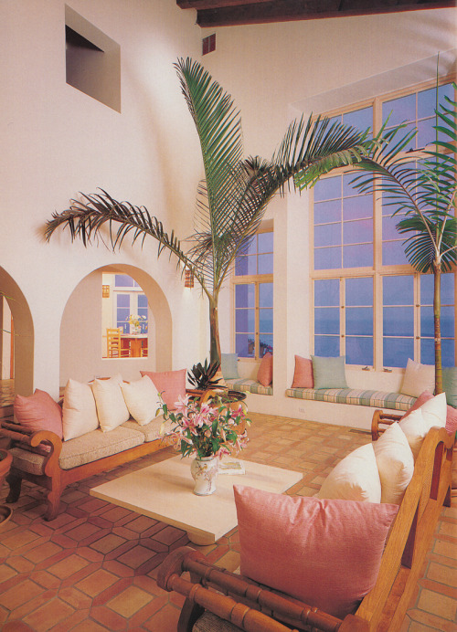 popularsizes:Malibu home, Architectural Digest, February 1990