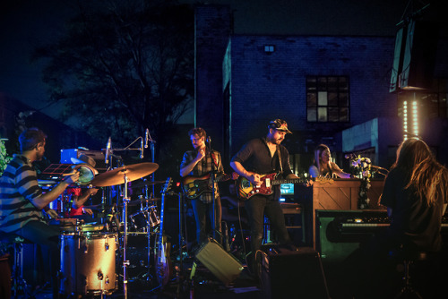 Phosphorescent plays an intimate outdoor show at the Open Air series at the event space 99 Scott in 