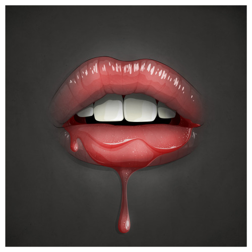 artagainstsociety:  Lips by  Jason Levesque 
