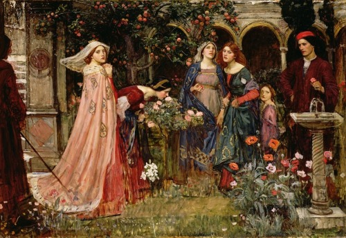 Enchanted Garden, John William Waterhouse.