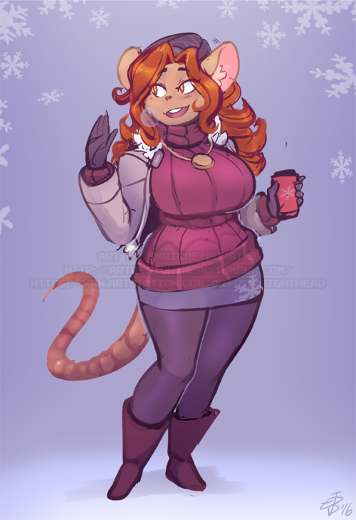 artofnighthead:   Patreon Reward for Soulkat, @Chalodillo ’s cute mouse, Gina!   Support me on Patreon!   