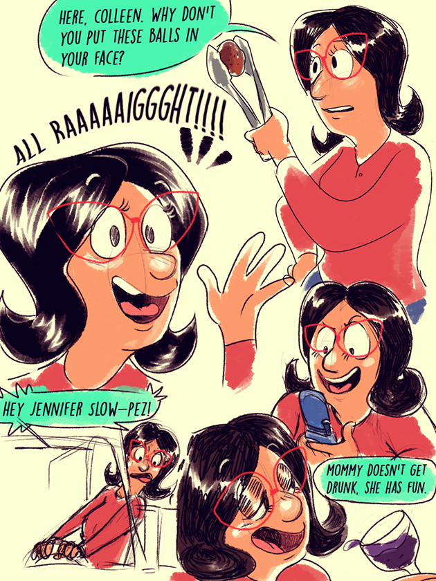 dippitydapper:  aaand a bonus grown up J-Ju!so i said I’d draw bob’s burgers
