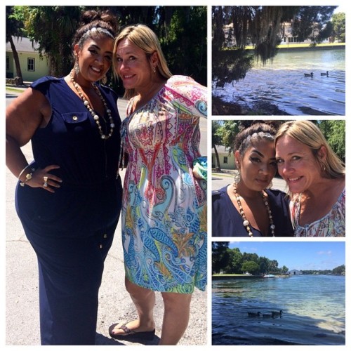 xoxoxomona69:  Lunch date 🌾🌳💕 (at Hunter Springs)  Awww.damn you ladies are beautiful