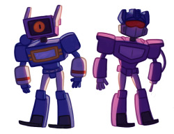 parallelpie:  An idea where an accident makes soundwave and shockwave swap bodies  